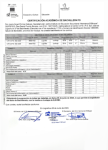 Cómo Homologar El Título De Bachillerato Español, Traducirlo Y ...